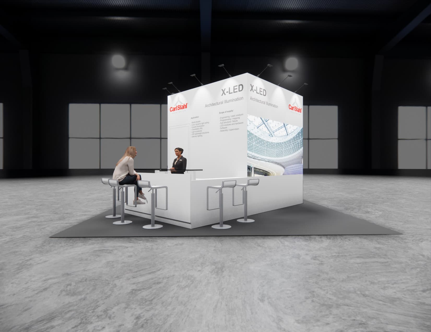 20 x 30 Island Exhibit Rental — SEMA Show, Las Vegas