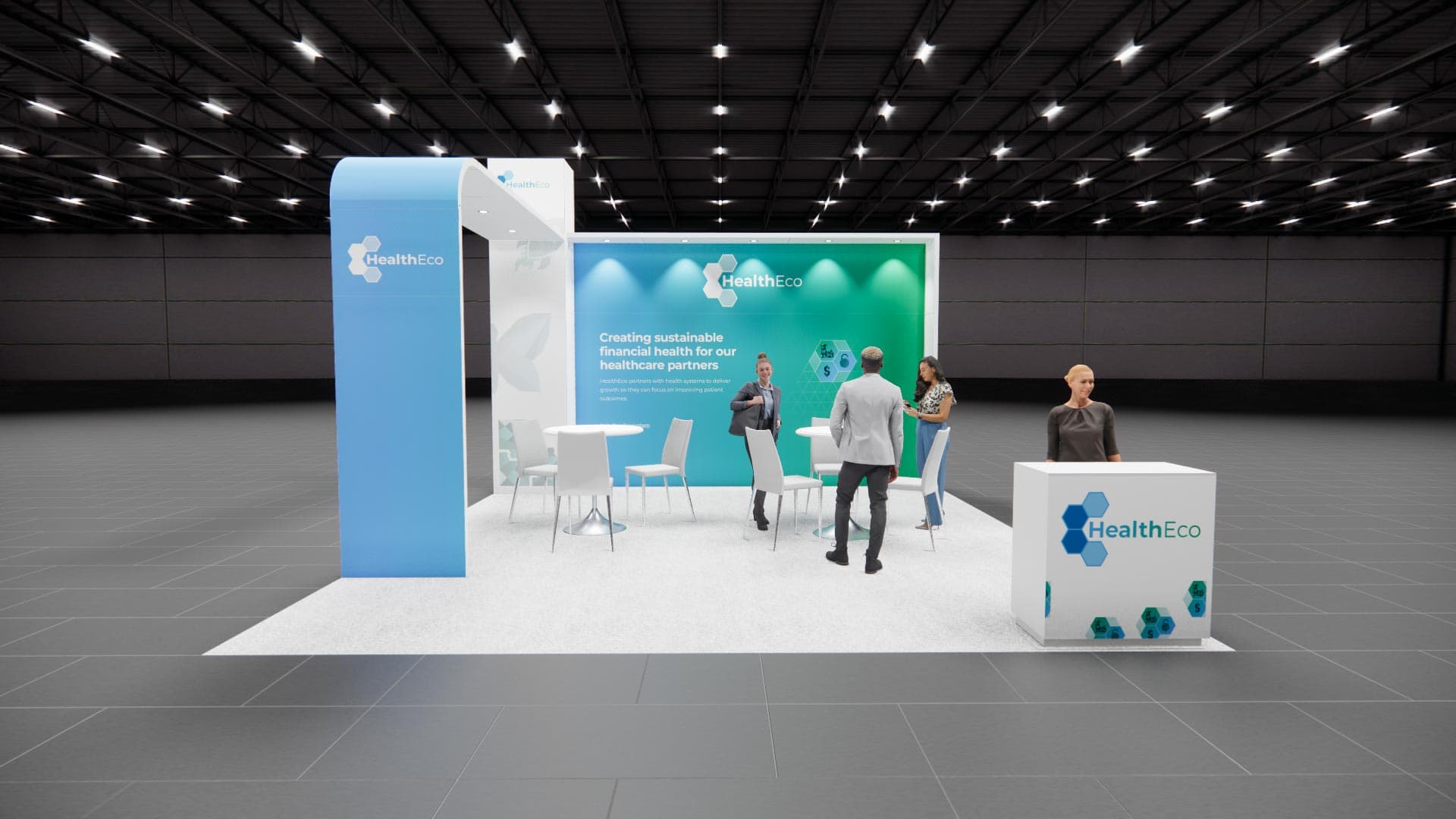 20 x 20 Island Exhibit Rental — Global Pet Expo, Orlando