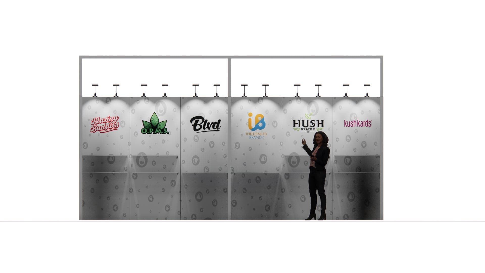 20 x 20 Island Exhibit Rental — InfoComm, Las Vegas