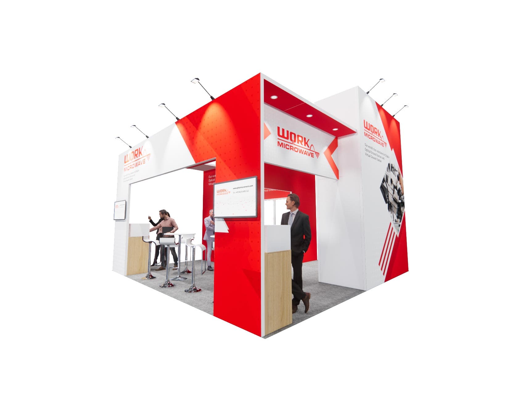 20 x 20 Island Exhibit Rental — IAAPA Expo, Orlando