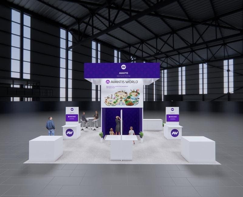 30 x 30 Island Exhibit Rental — InfoComm, Las Vegas