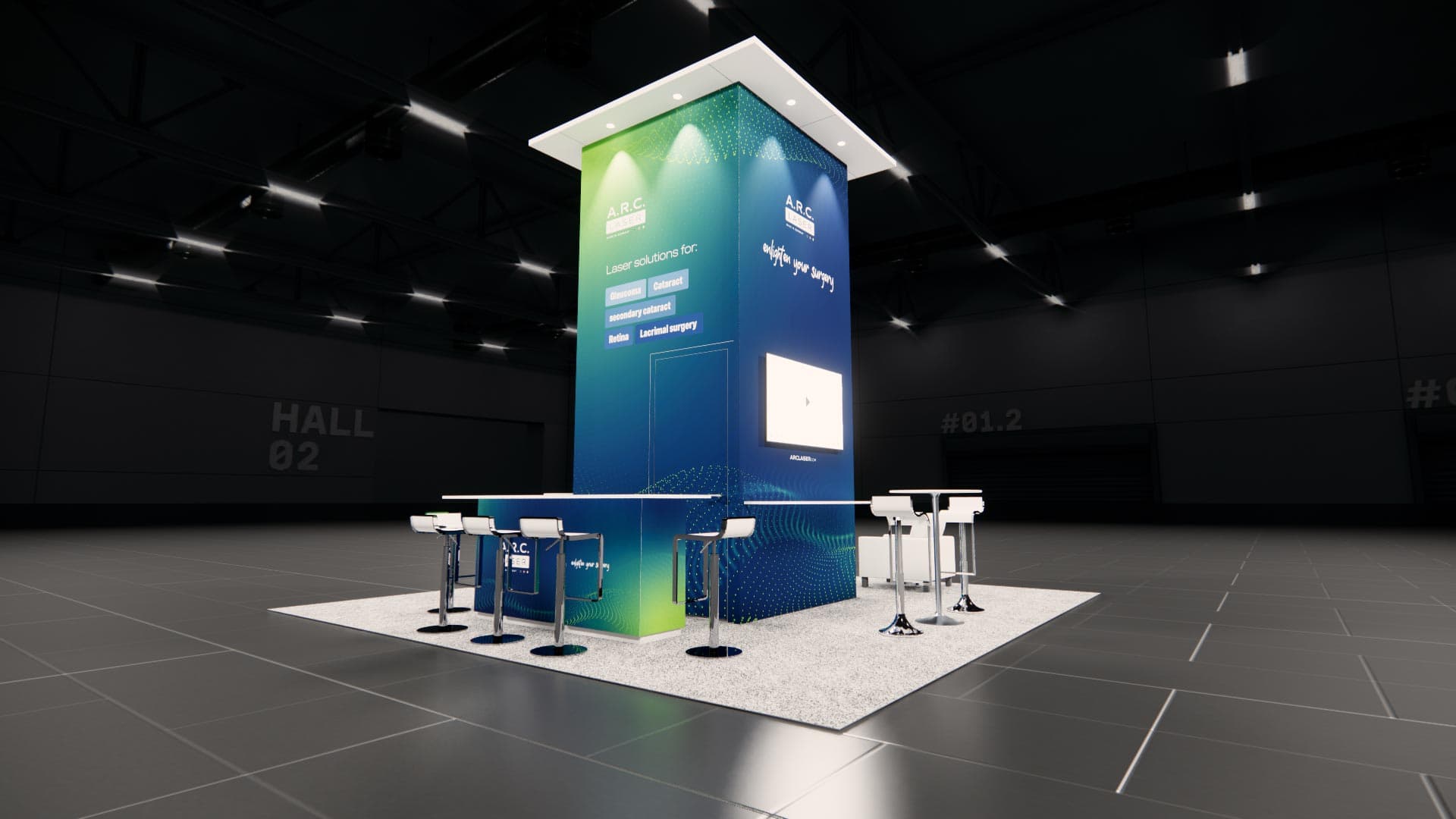 20 x 20 Island Exhibit Rental — Global Pet Expo, Orlando