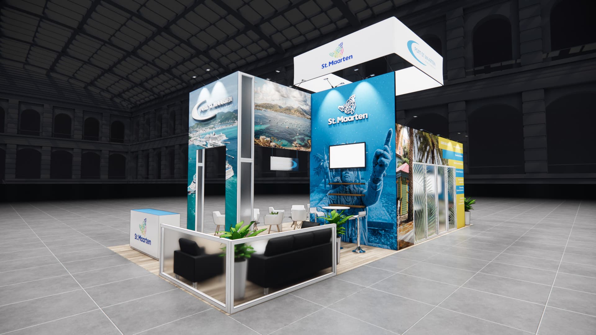 20 x 40 Island Exhibit Rental — IPPE, Atlanta