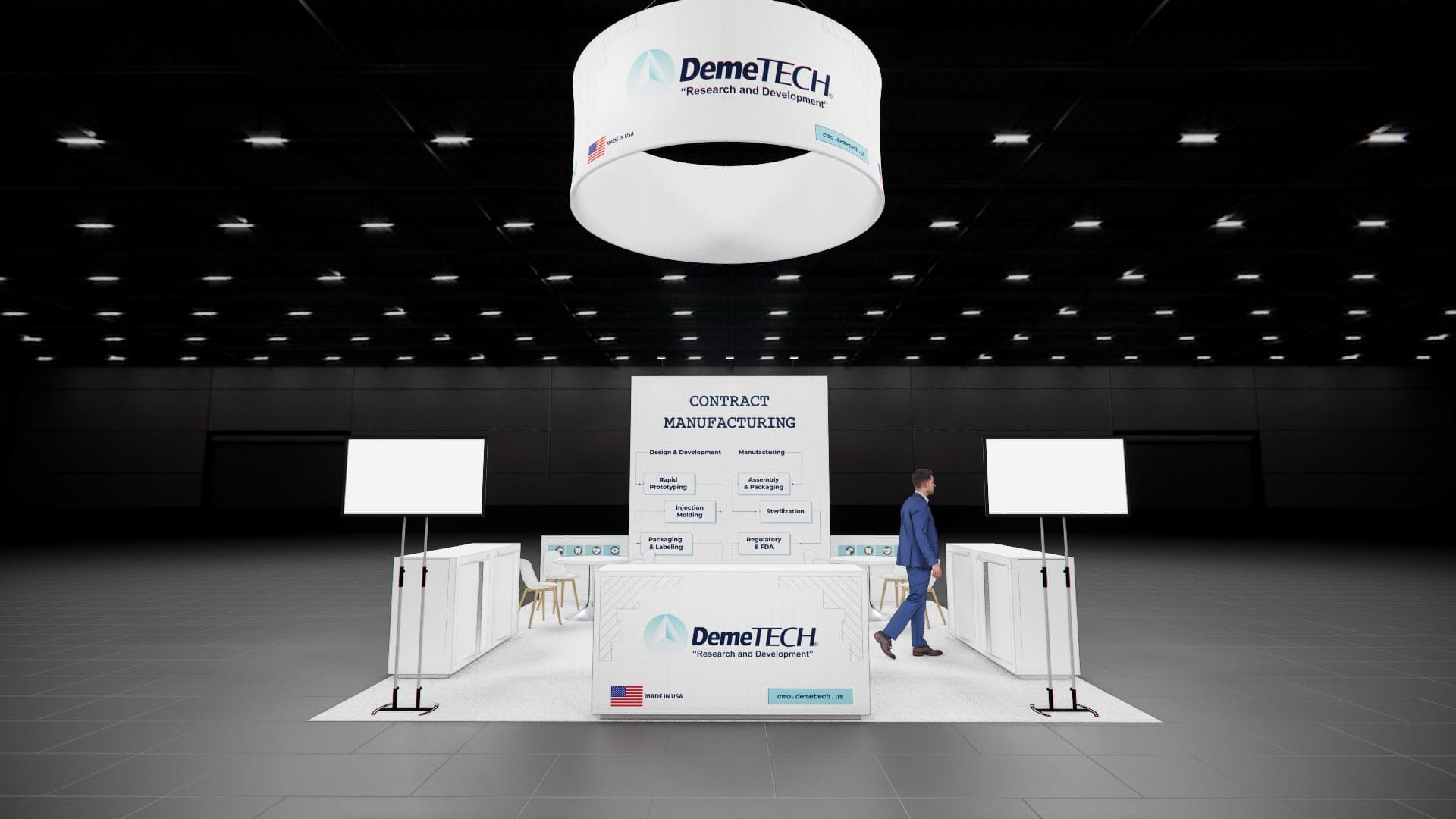 20 x 20 Island Exhibit Rental — MODEX, Atlanta