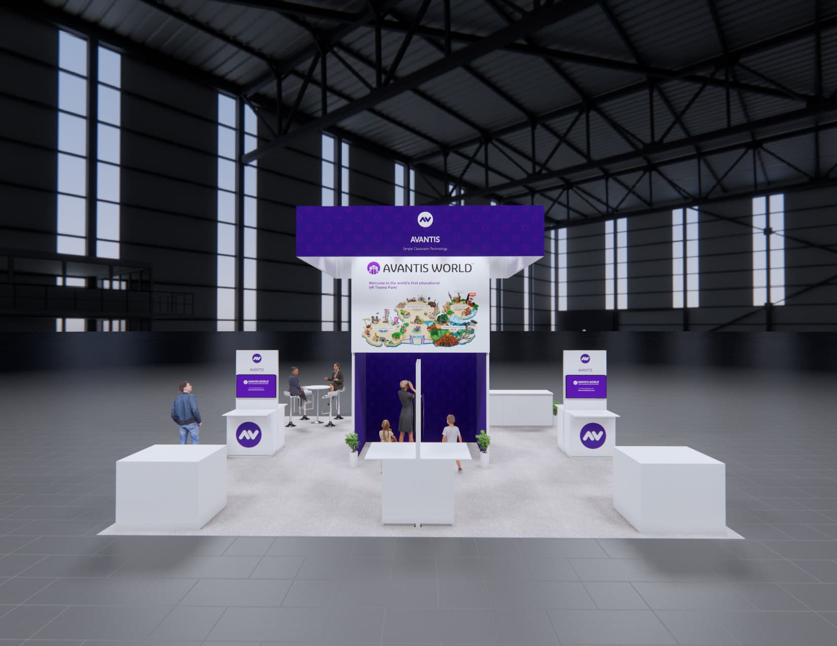 30 x 30 Island Exhibit Rental — CES, Las Vegas