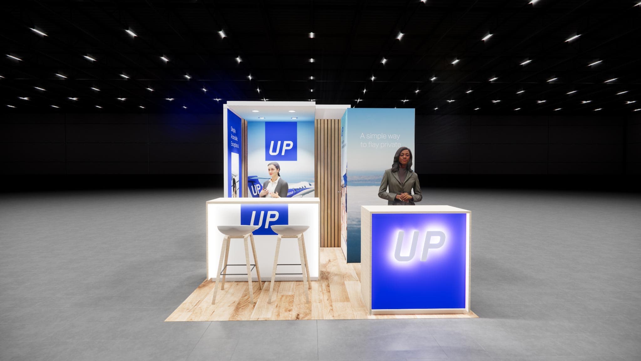 10 x 10 Inline Exhibit Rental — Coverings, Orlando